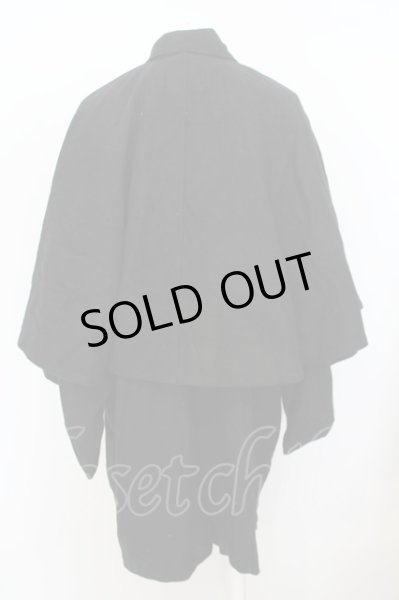 画像4: NO ID. BLACK / セパレートインバネスコート O-24-01-17-005-NO-ou-YM-ZT-M112 (4)