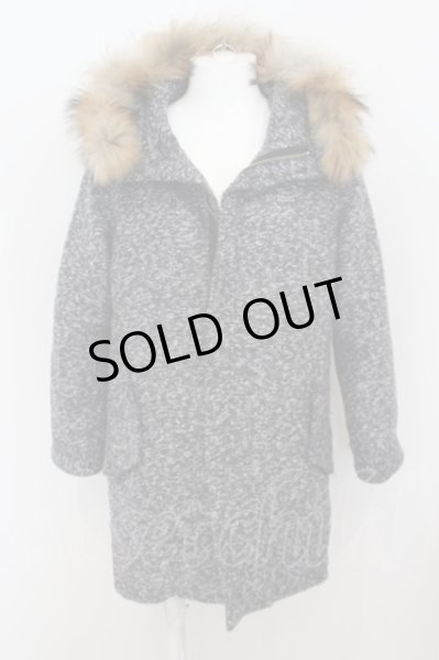 画像2: NO ID. BLACK / ウールツイードモッズコート O-24-01-17-014-NO-ou-YM-ZT-M111 (2)