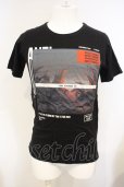 画像1: BLACK MORAL / 暴動区愚鈍の桜 Tシャツ O-24-01-19-042-BL-ts-YM-ZT053 (1)