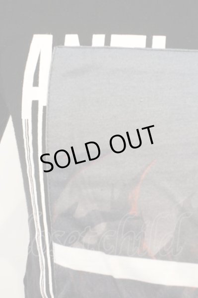 画像2: BLACK MORAL / 暴動区愚鈍の桜 Tシャツ O-24-01-19-042-BL-ts-YM-ZT053 (2)