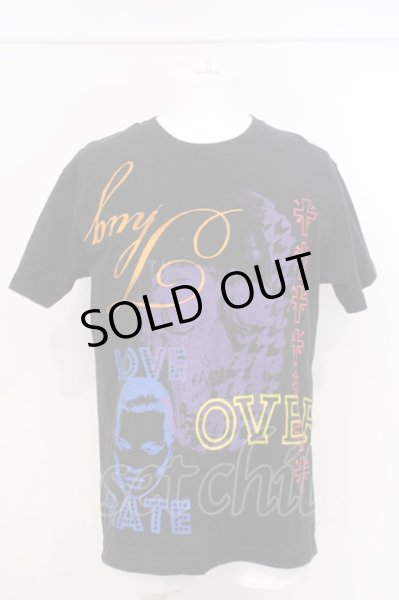 画像1: OVERDESIGN / LOVE HATEプリントBIG Tシャツ O-24-01-19-015-OV-ts-YM-ZT050 (1)