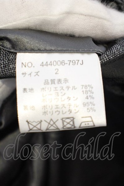 画像4: NO ID. BLACK / TRストレッチシングルナポレオンジャケット 2 グレーｘブラック O-24-01-28-021-NO-ja-YM-ZT114 (4)