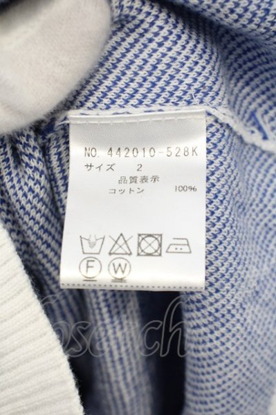 画像5: NO ID. BLACK / ×FINDERS KEEPERS CニットサンダーJQ-C-Nプルオーバーニット 2 ホワイトｘブルー O-24-01-28-024-NO-to-YM-ZT043 (5)