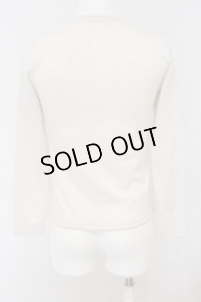 画像4: TORNADO MART / トライバル刺繍アニマルジャガードカットソー  ホワイト O-24-01-28-026-TO-to-YM-ZT385 (4)