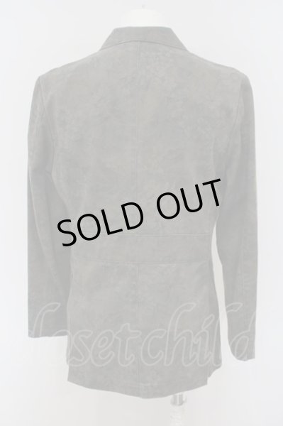 画像3: TORNADO MART / 転写フラワーデニムテーラードジャケット M グレー O-24-01-28-035-TO-ja-YM-ZT377 (3)