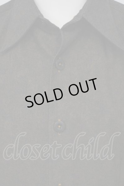 画像2: TORNADO MART / 染色ストレッチシャツ M ブラウン O-24-01-28-036-TO-sh-YM-ZT377 (2)