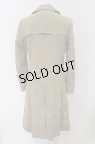 画像3: TORNADO MART / モールスキンロングトレンチコート  ベージュ O-24-01-28-044-TO-ou-YM-ZT-M121 (3)