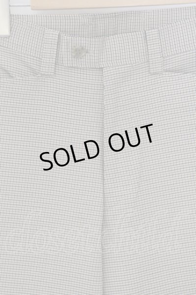 画像2: TORNADO MART / ハウンズトゥースストレッチスラックスパンツ S ベージュ O-24-01-28-058-TO-pa-YM-ZT363 (2)