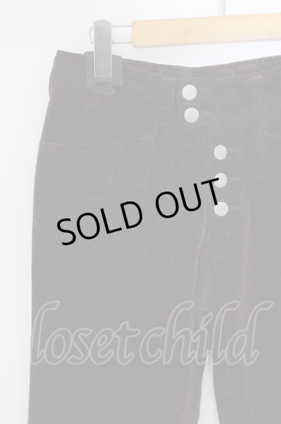 画像2: TORNADO MART / ベルベットフレアパンツ S ボルドー O-24-01-28-059-TO-pa-YM-ZT363 (2)