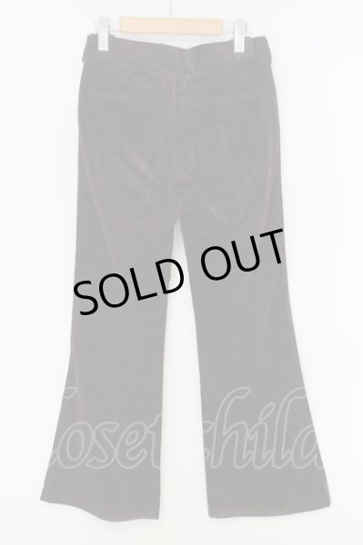 画像3: TORNADO MART / ベルベットフレアパンツ S ボルドー O-24-01-28-059-TO-pa-YM-ZT363 (3)