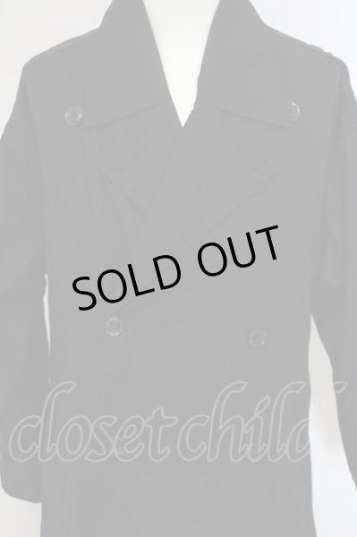 画像2: KMK(KINGLY MASK) / トレンチコート M ブラック O-24-01-28-011-KM-ou-YM-ZT-M009 (2)