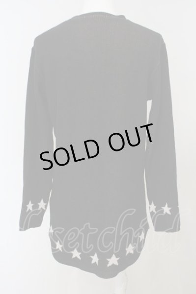 画像5: JURY BLACK / LIP STAR LOOSEニット  ブラック O-24-01-28-014-JU-to-YM-ZT428 (5)