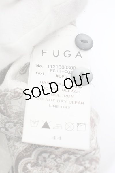 画像4: FUGA / Pretender ペイズリーシャツ 44 ベージュ O-24-01-29-004-FU-sh-YM-ZT378 (4)