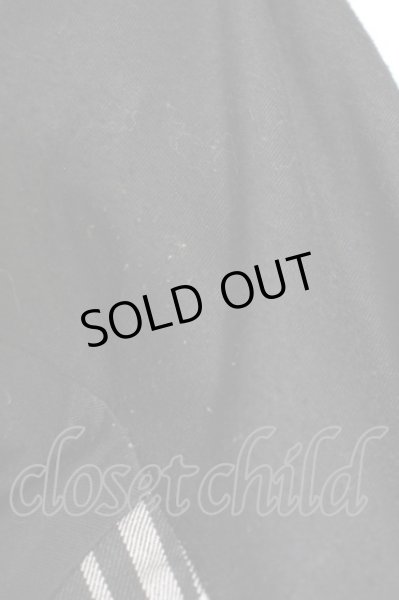 画像4: SOS TE NUTO / コーティングタータン五分袖テーラードジャケット 48 ブラック O-24-01-31-008-SO-ja-YM-ZT380 (4)