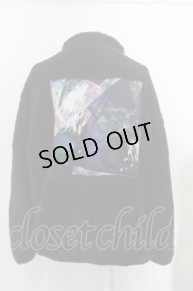 画像2: KMK(KINGLY MASK) / ボアフリーススタンドネックブルゾン F ブラック O-24-01-31-002-KM-ou-YM-ZT380 (2)