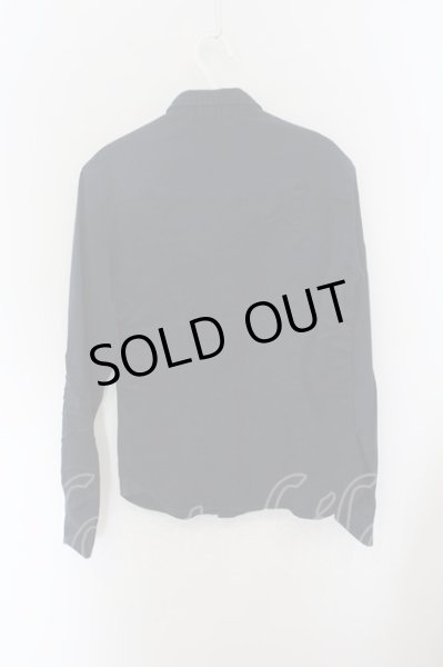 画像3: MURDER LICENSE / 立体加工ストレッチデニムウエスタンシャツ 44 ネイビー O-24-02-04-028-MU-sh-YM-ZT043 (3)