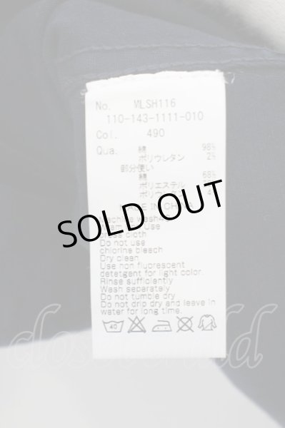 画像4: MURDER LICENSE / 立体加工ストレッチデニムウエスタンシャツ 44 ネイビー O-24-02-04-028-MU-sh-YM-ZT043 (4)