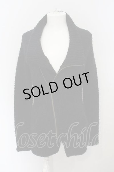 画像2: FUGA / Resistanceロングニットカーディガン 44 ブラック O-24-02-04-034-FU-to-YM-ZT046 (2)