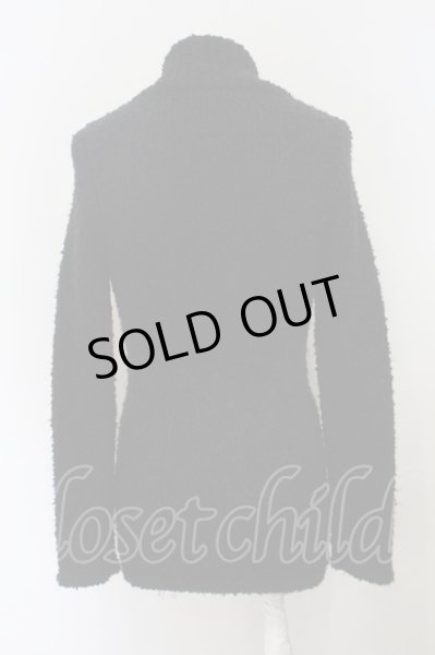 画像4: FUGA / Resistanceロングニットカーディガン 44 ブラック O-24-02-04-034-FU-to-YM-ZT046 (4)