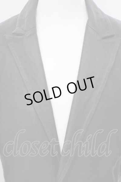 画像2: NO ID. / シープレザー1B-JKT ジャケット 2 ブラック O-24-02-04-004-NO-ou-YM-ZT-M009 (2)