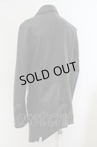 画像3: NO ID. / シープレザー1B-JKT ジャケット 2 ブラック O-24-02-04-004-NO-ou-YM-ZT-M009 (3)