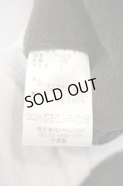 画像3: Black by VANQUISH / ウールチェスターコート S カーキ O-24-02-04-042-Bl-ou-YM-ZT-M016 (3)