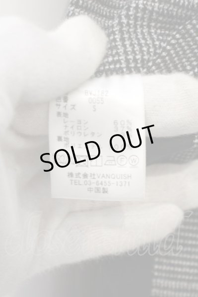 画像3: Black by VANQUISH / グレンチェックレーヨンチェスターコート S グレー O-24-02-04-046-Bl-ou-YM-ZT-M016 (3)