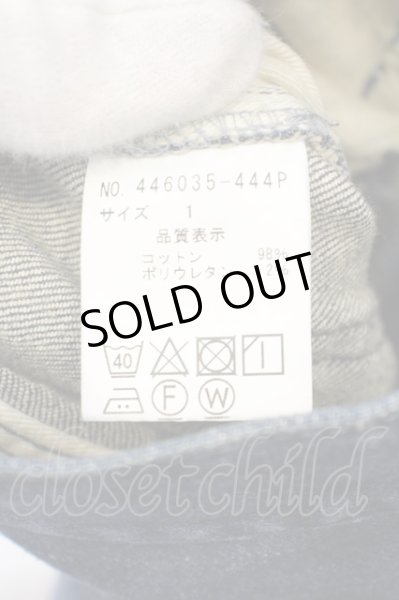 画像4: NO ID. BLACK / ストレッチデニムライダーススキニーパンツ 1 インディゴ O-24-02-04-058-NO-pa-YM-ZT038 (4)