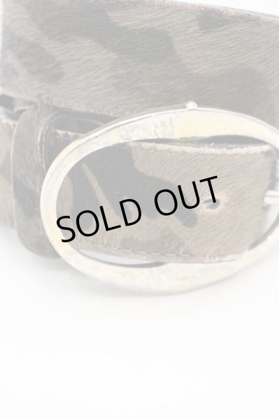 画像2: GOSTAR DE FUGA / カモフラハラコベルト  ゴールド・カーキ O-24-02-04-060-GO-za-YM-ZT471 (2)