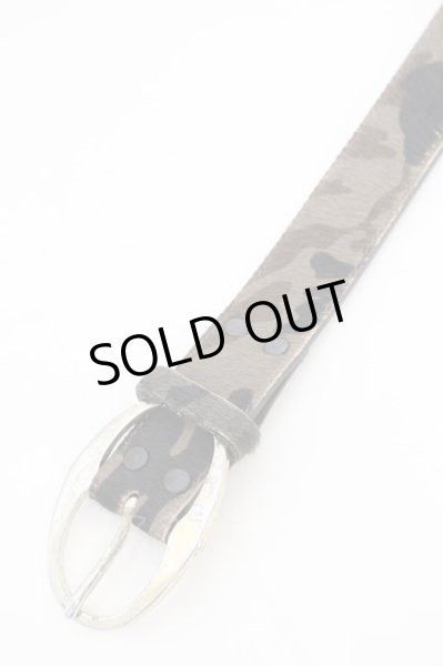 画像3: GOSTAR DE FUGA / カモフラハラコベルト  ゴールド・カーキ O-24-02-04-060-GO-za-YM-ZT471 (3)