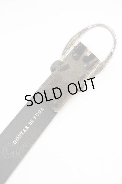 画像4: GOSTAR DE FUGA / カモフラハラコベルト  ゴールド・カーキ O-24-02-04-060-GO-za-YM-ZT471 (4)