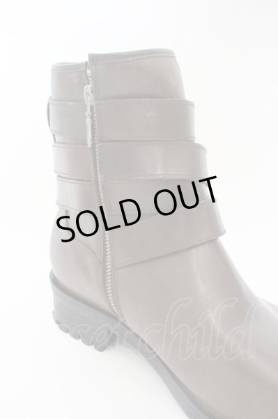 画像3: Black by VANQUISH / ラップベルトエンジニアブーツ 2 ブラウン O-24-02-04-061-Bl-sho-YM-ZT5000 (3)