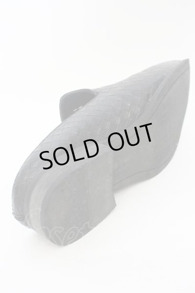 画像5: Black by VANQUISH / 編み込みエンボスドレススリッポン 1 ブラック O-24-02-04-062-Bl-sho-YM-ZT5000 (5)