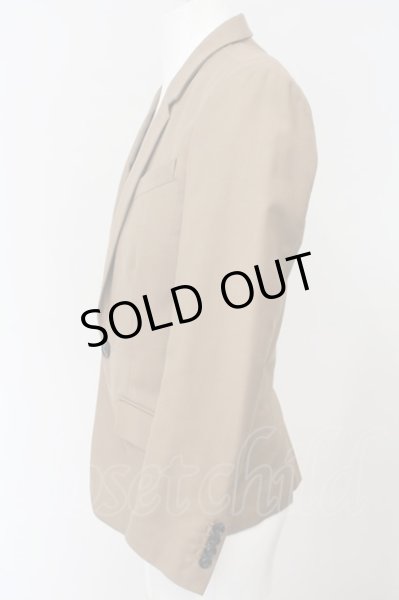 画像2: FUGA / ノッチドラペルテーラードジャケット 44 ベージュ O-24-02-04-016-FU-ja-YM-ZT044 (2)