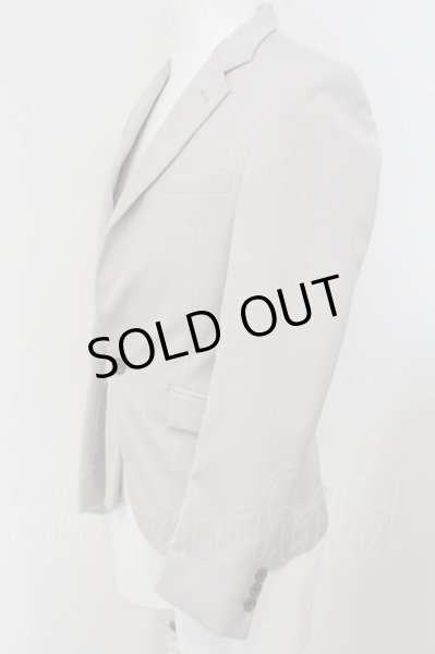 画像2: Black by VANQUISH / ノッチドラペルテーラードジャケット S ライトグレー O-24-02-04-018-Bl-ja-YM-ZT044 (2)