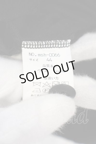 画像4: Moonage Devilment(清春) / ウール変形ドレープロング シャツ 44 ブラック O-24-02-19-025-Mo-sh-YM-ZT056 (4)