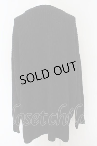 画像2: NIL DUE / NIL UN TOKYO / SIDE SPLIT LONG KNIT　ニット  ブラック O-24-02-19-031-NI-to-YM-ZT058 (2)