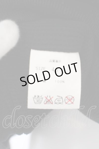 画像5: Moonage Devilment(清春) / インナーワッフルデストロイパーカー 48 ブラック O-24-02-19-033-Mo-ja-YM-ZT057 (5)