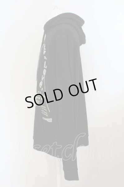 画像3: agr AnotheR aGitation / LOVE パーカー  ブラック O-24-02-19-036-ag-to-YM-ZT368 (3)