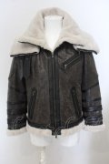 【WINTERセール】TORNADO MART / クラッキングボンバージャケット M ブラック（チャコール系） O-24-02-19-040-TO-ou-YM-ZT-ML012