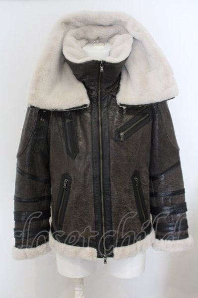 画像2: TORNADO MART / クラッキングボンバージャケット M ブラック（チャコール系） O-24-02-19-040-TO-ou-YM-ZT-ML012 (2)