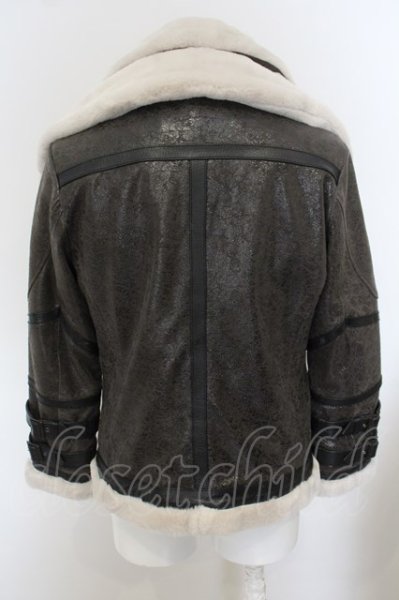 画像7: TORNADO MART / クラッキングボンバージャケット M ブラック（チャコール系） O-24-02-19-040-TO-ou-YM-ZT-ML012 (7)