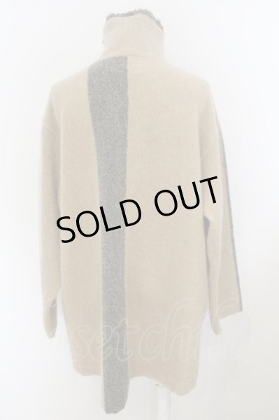画像3: SHARE SPIRIT / MOHAIR PILE KNIT S グレーｘベージュ O-24-02-19-042-SH-to-YM-ZT061 (3)