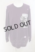 【SALE】PROPA9ANDA / MANIC CHROD SWEAT スウェット XL パープル O-24-02-19-045-PR-to-YM-ZT330