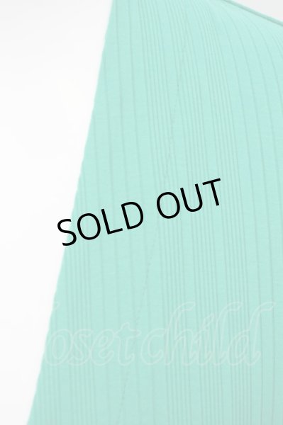 画像2: NO ID. / ランダムテレコBIG-C-D カーディガン ONE ブラックｘグリーン O-24-02-19-005-NO-to-YM-ZT060 (2)