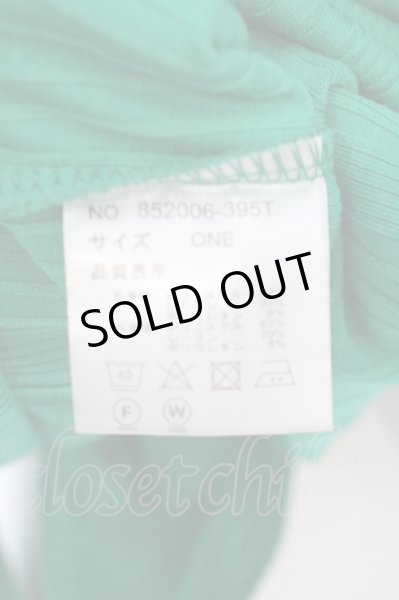 画像4: NO ID. / ランダムテレコBIG-C-D カーディガン ONE ブラックｘグリーン O-24-02-19-005-NO-to-YM-ZT060 (4)