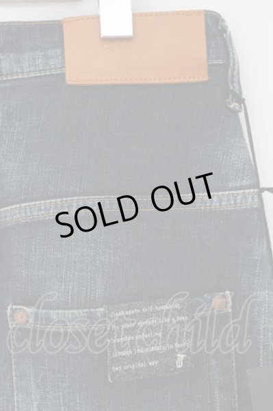 画像3: Moonage Devilment(清春)  / s'exprimer jiedaトリプルネームサルエルデニムパンツ 01 インディゴ O-24-02-19-054-MO-pa-YM-ZT355 (3)