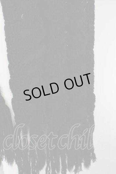 画像2: TORNADO MART / ラビットファーマフラー  ブラック O-24-02-19-060-TO-za-YM-ZT344 (2)