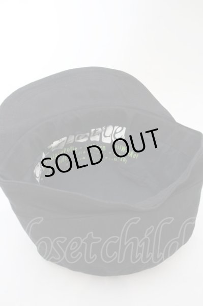 画像4: Moonage Devilment(清春) / インナーペイントワークキャップ S ブラック O-24-02-19-063-Mo-za-YM-ZT344 (4)