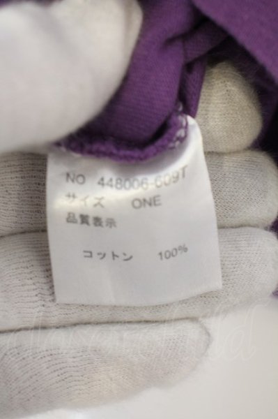 画像4: NO ID. BLACK / バタフライプリントロンT　カットソー ONE パープル O-24-02-19-007-NO-to-YM-ZT060 (4)